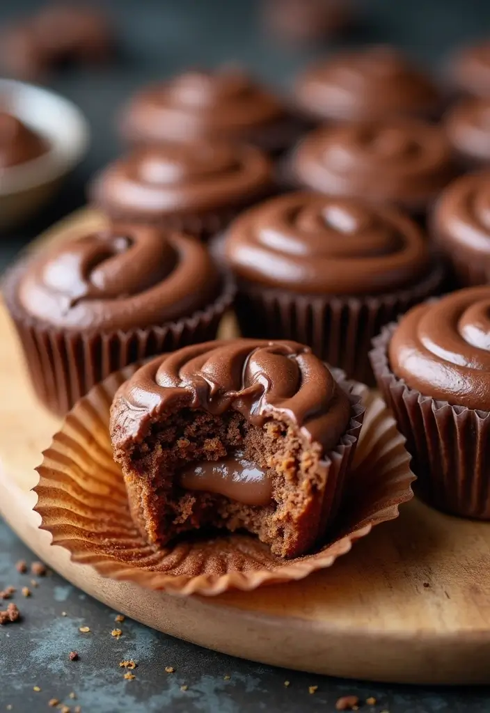 27 Mini Muffin Tin Dessert Recipes You’ll Want to Make Again - 26. Mini Nutella Swirl Muffins
