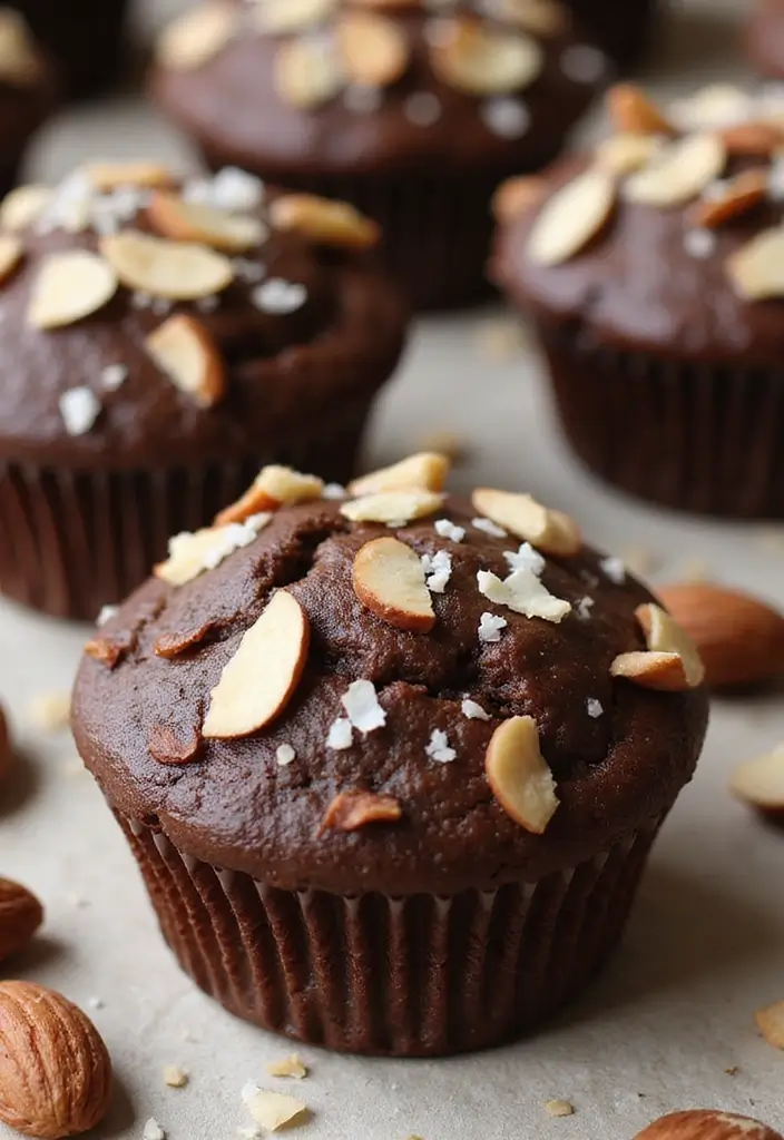 27 Mini Muffin Tin Dessert Recipes You’ll Want to Make Again - 8. Chocolate Almond Joy Muffins