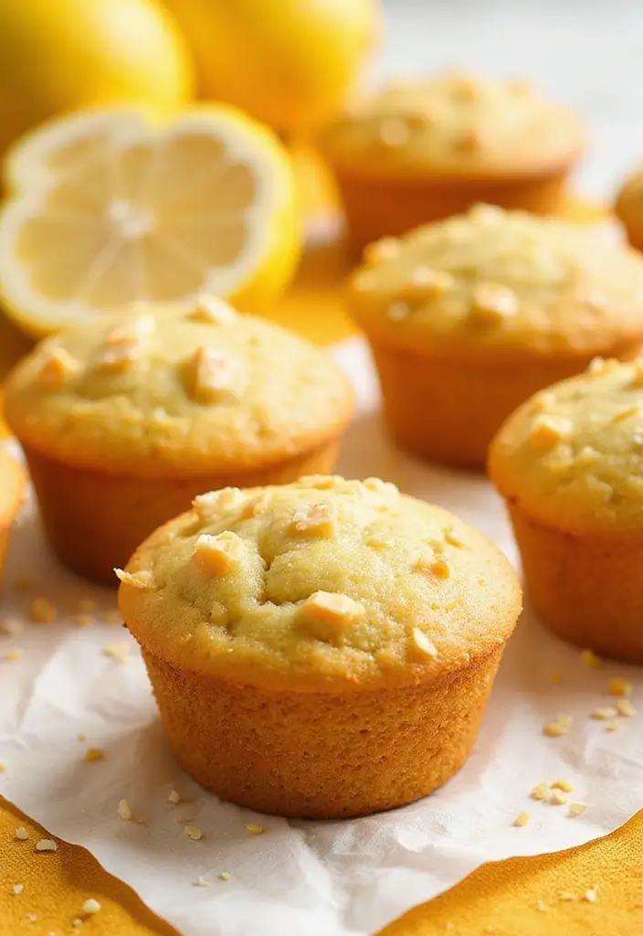 27 Mini Muffin Tin Dessert Recipes You’ll Want to Make Again - 9. Mini Lemon Poppy Seed Muffins