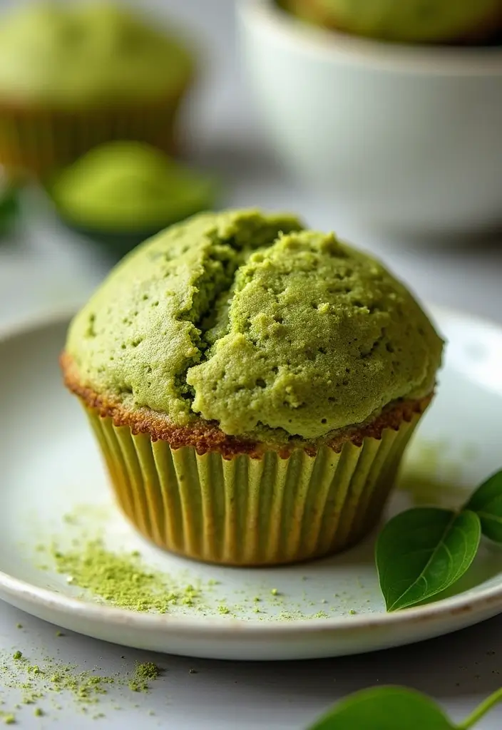 27 Muffin Recipes for Diabetics That Taste Amazing 114 27 Muffin Recipes for Diabetics That Taste Amazing - 18. Matcha Green Tea Muffins