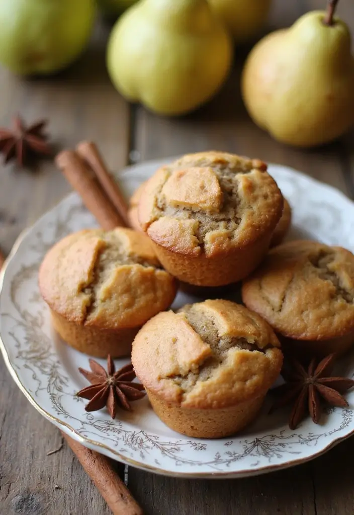 27 Muffin Recipes for Diabetics That Taste Amazing 169 27 Muffin Recipes for Diabetics That Taste Amazing - 27. Spiced Pear Muffins