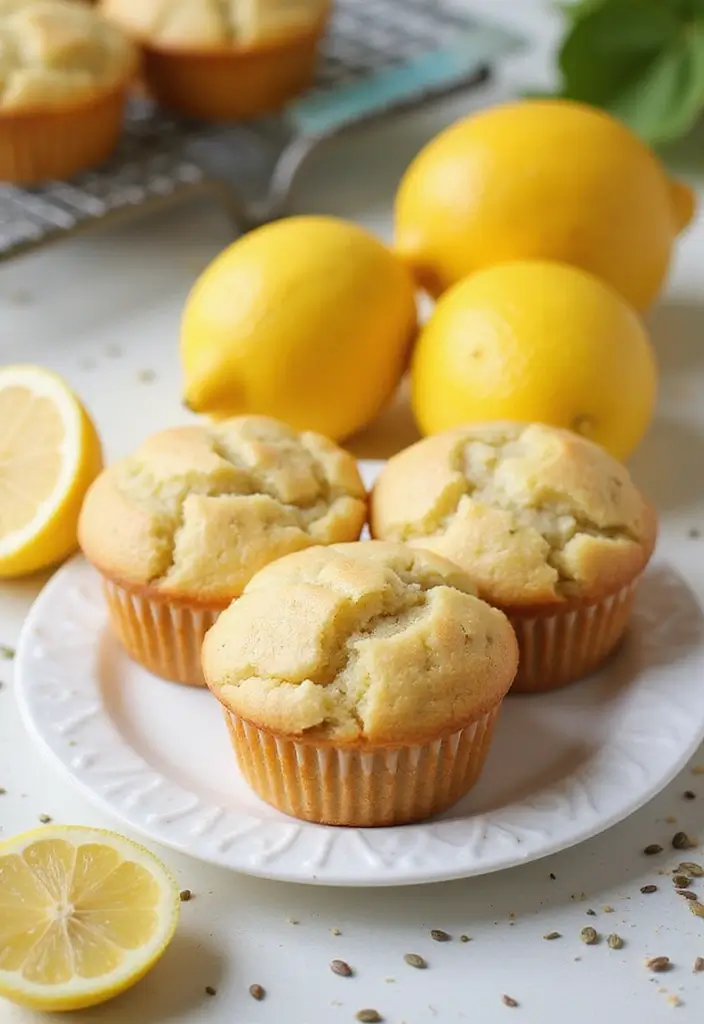 27 Muffin Recipes for Diabetics That Taste Amazing 48 27 Muffin Recipes for Diabetics That Taste Amazing - 8. Lemon Poppy Seed Muffins