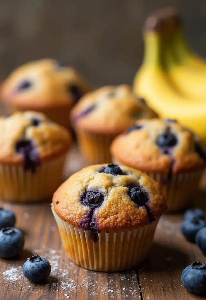 27 Muffin Recipes for Toddlers That Are Fun and Wholesome 1 27 Muffin Recipes for Toddlers That Are Fun and Wholesome - 1. Blueberry Banana Muffins