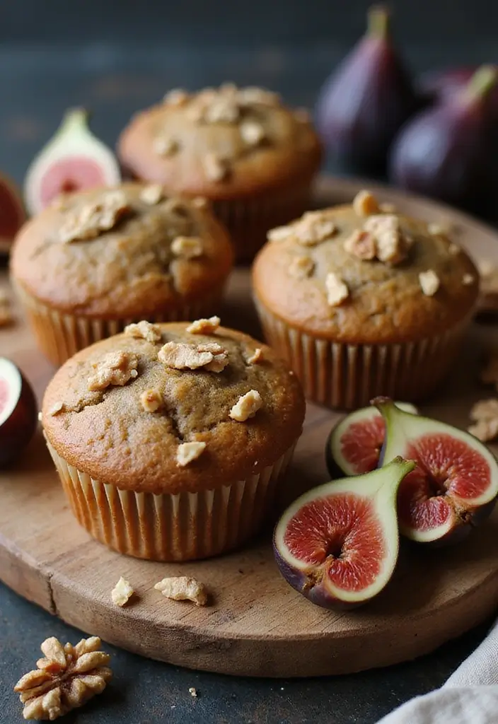 27 Muffin Recipes for Toddlers That Are Fun and Wholesome 95 27 Muffin Recipes for Toddlers That Are Fun and Wholesome - 15. Fig and Walnut Muffins