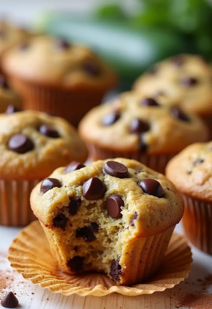 27 Muffin Recipes for Toddlers That Are Fun and Wholesome 109 27 Muffin Recipes for Toddlers That Are Fun and Wholesome - 17. Chocolate Chip Zucchini Muffins