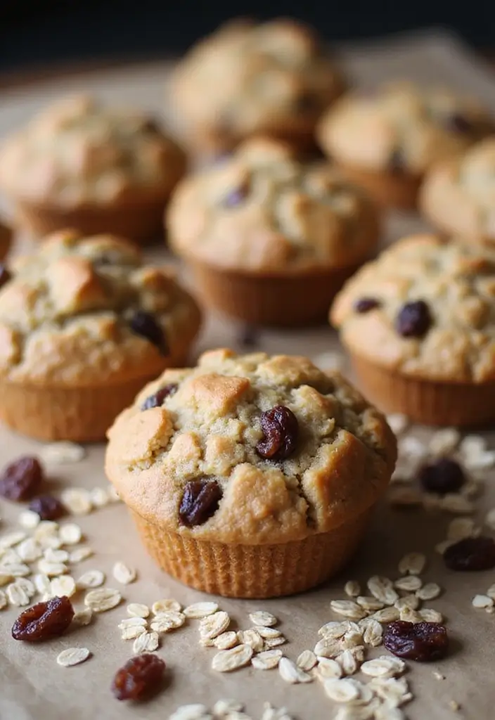 27 Muffin Recipes for Toddlers That Are Fun and Wholesome 124 27 Muffin Recipes for Toddlers That Are Fun and Wholesome - 20. Oatmeal Raisin Muffins