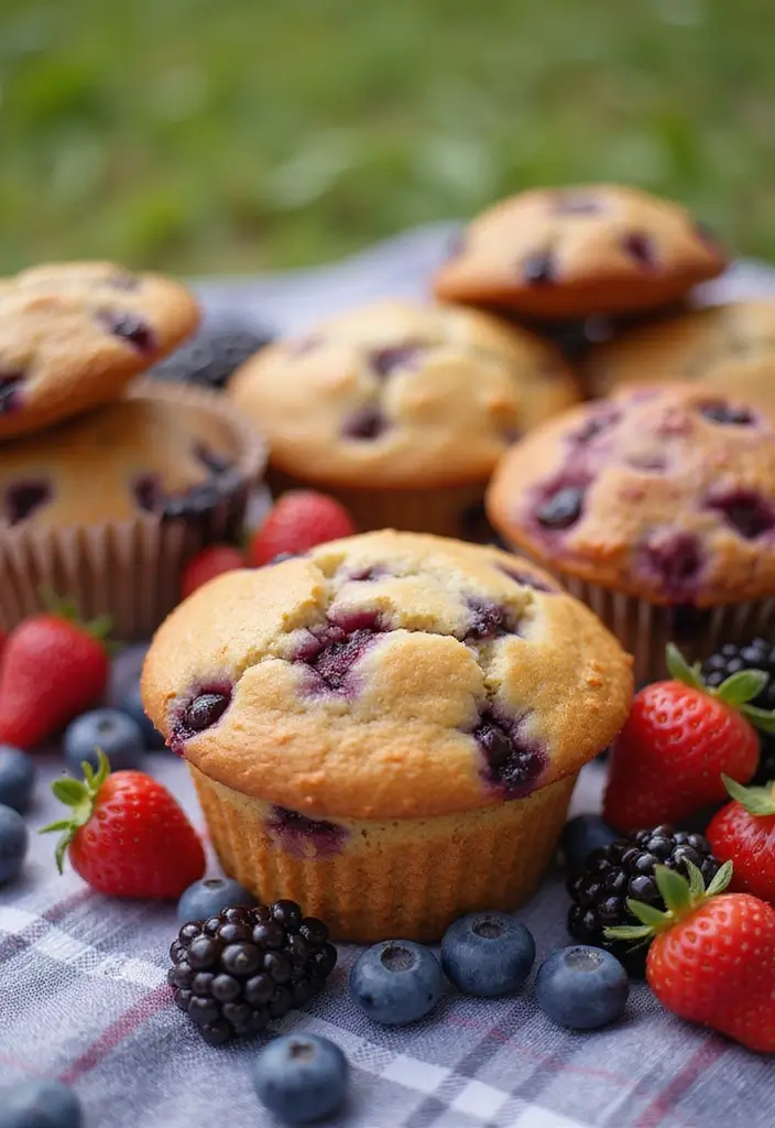 27 Muffin Recipes for Toddlers That Are Fun and Wholesome 143 27 Muffin Recipes for Toddlers That Are Fun and Wholesome - 23. Mixed Berry Muffins