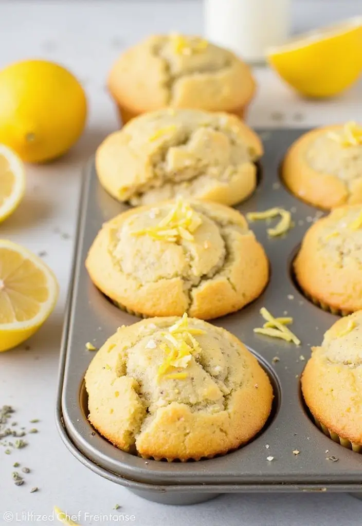 28 Best Pampered Chef Large Muffin Pan Recipes for Breakfast Lovers 58 28 Best Pampered Chef Large Muffin Pan Recipes for Breakfast Lovers - 10. Lemon Poppy Seed Muffins