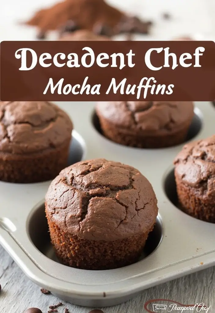 28 Best Pampered Chef Large Muffin Pan Recipes for Breakfast Lovers 70 28 Best Pampered Chef Large Muffin Pan Recipes for Breakfast Lovers - 12. Mocha Muffins