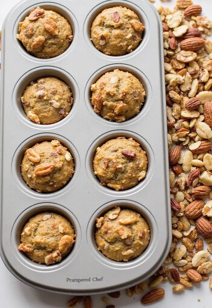 28 Best Pampered Chef Large Muffin Pan Recipes for Breakfast Lovers 118 28 Best Pampered Chef Large Muffin Pan Recipes for Breakfast Lovers - 20. Nut and Seed Muffins
