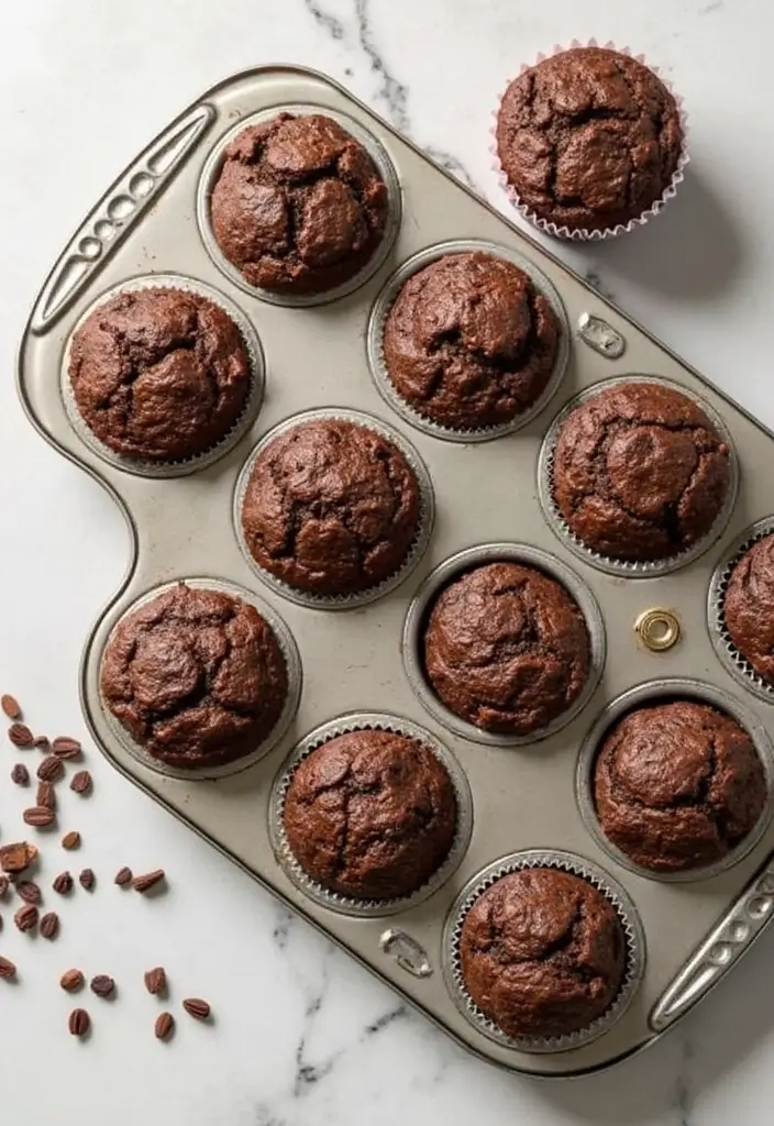 28 Best Pampered Chef Large Muffin Pan Recipes for Breakfast Lovers 121 28 Best Pampered Chef Large Muffin Pan Recipes for Breakfast Lovers - 21. Cacao Nib Muffins