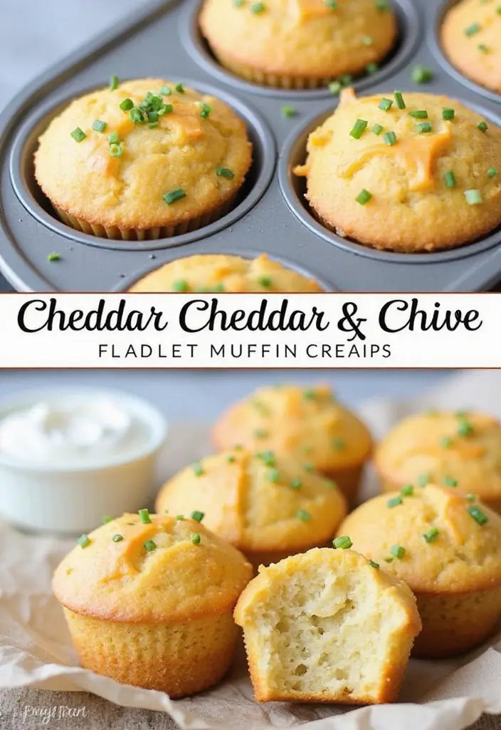 28 Best Pampered Chef Large Muffin Pan Recipes for Breakfast Lovers 51 28 Best Pampered Chef Large Muffin Pan Recipes for Breakfast Lovers - 9. Savory Cheddar and Chive Muffins