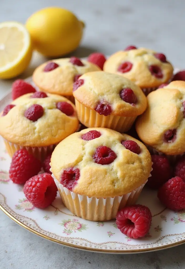 30+ Amazing Martha White Muffin Mix Recipes for Busy Mornings - 10. Raspberry Lemon Muffins