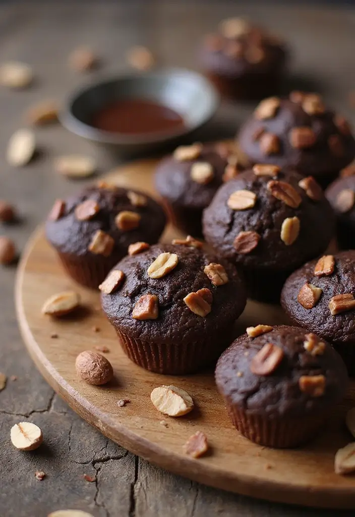 30+ Amazing Martha White Muffin Mix Recipes for Busy Mornings - 14. Nutty Chocolate Muffins