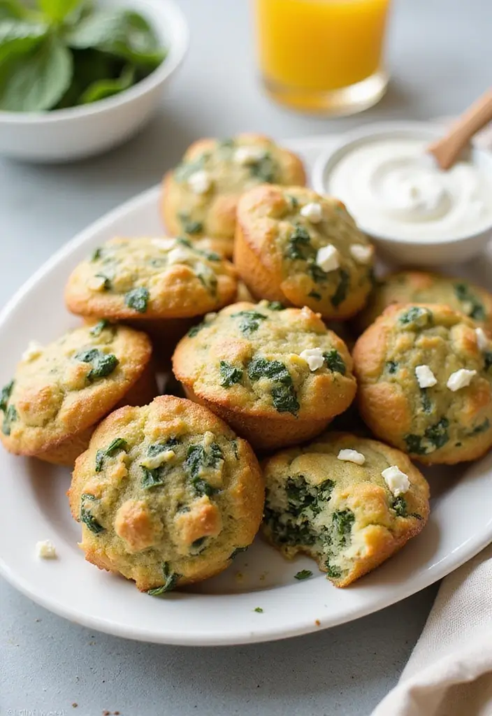 30+ Amazing Martha White Muffin Mix Recipes for Busy Mornings - 16. Savory Spinach Feta Muffins