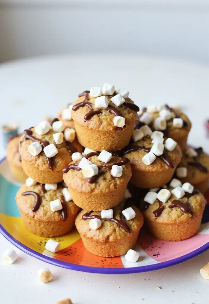 30+ Amazing Martha White Muffin Mix Recipes for Busy Mornings - 21. S’mores Muffins