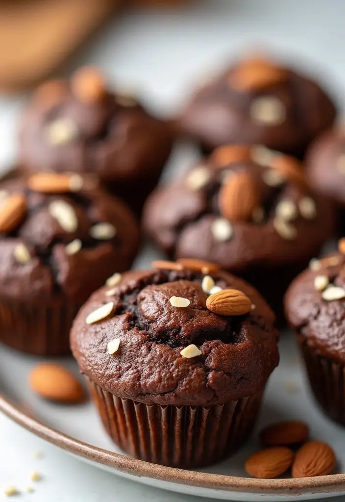 30+ Amazing Martha White Muffin Mix Recipes for Busy Mornings - 24. Chocolate Almond Muffins