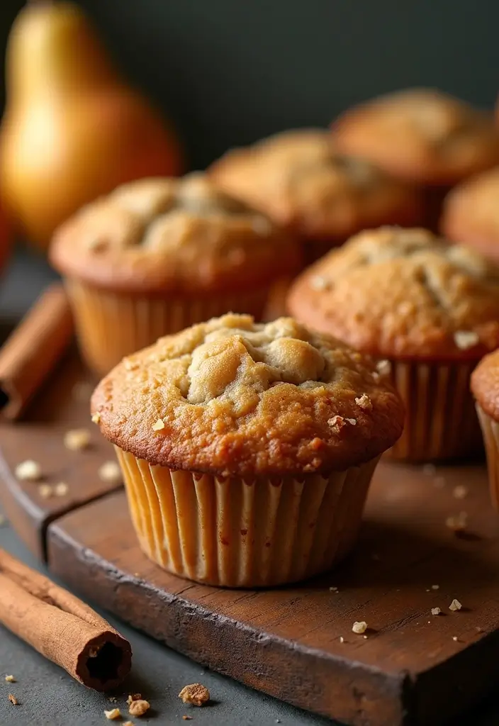 30+ Amazing Martha White Muffin Mix Recipes for Busy Mornings - 25. Spiced Pear Muffins