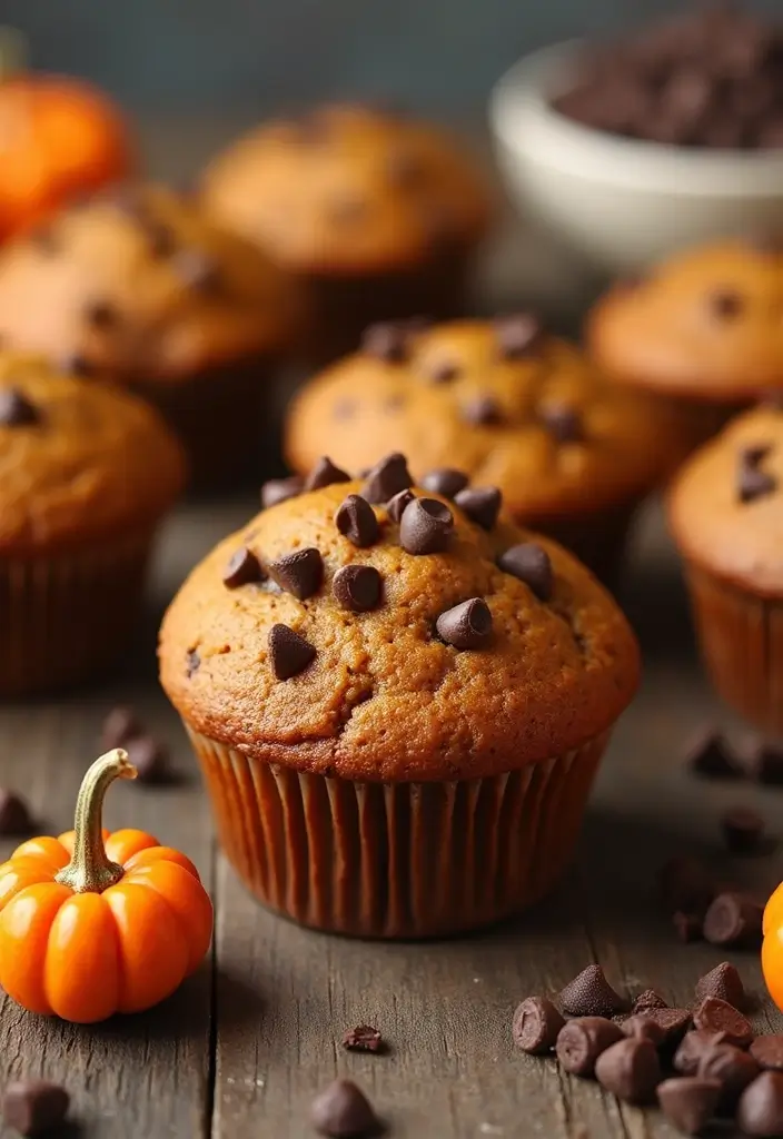30+ Amazing Martha White Muffin Mix Recipes for Busy Mornings - 27. Chocolate Chip Pumpkin Muffins