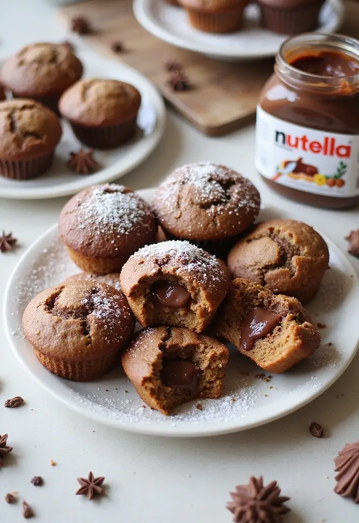 30+ Amazing Martha White Muffin Mix Recipes for Busy Mornings - 29. Nutella Muffins
