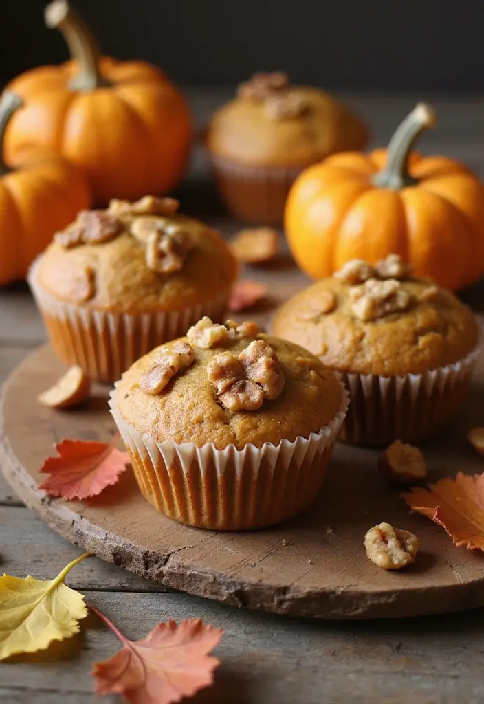 30+ Banana Nut Muffin Recipes for a Comforting Treat 54 30+ Banana Nut Muffin Recipes for a Comforting Treat - 10. Pumpkin Banana Nut Muffins
