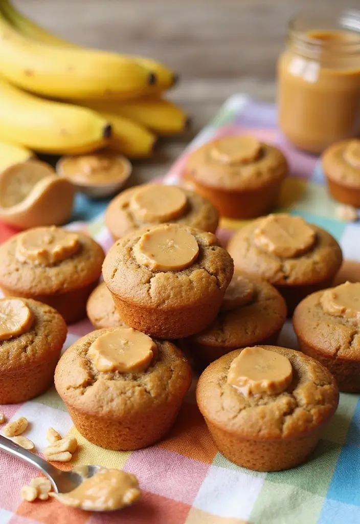 30+ Banana Nut Muffin Recipes for a Comforting Treat 76 30+ Banana Nut Muffin Recipes for a Comforting Treat - 14. Peanut Butter Banana Nut Muffins