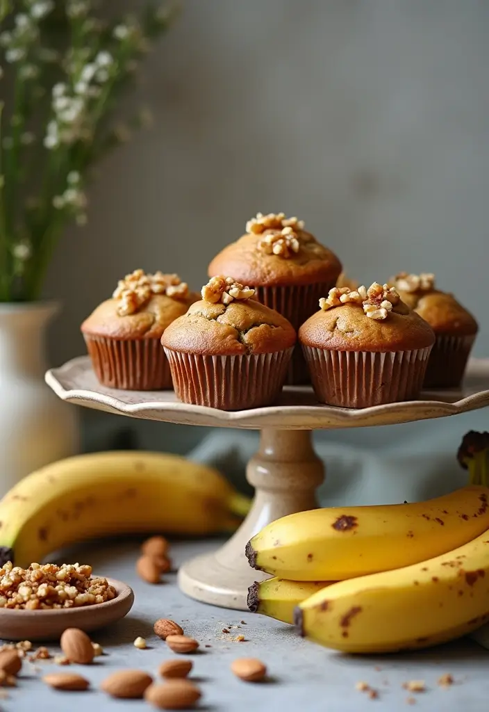 30+ Banana Nut Muffin Recipes for a Comforting Treat 6 30+ Banana Nut Muffin Recipes for a Comforting Treat - 2. Gluten-Free Banana Nut Muffins