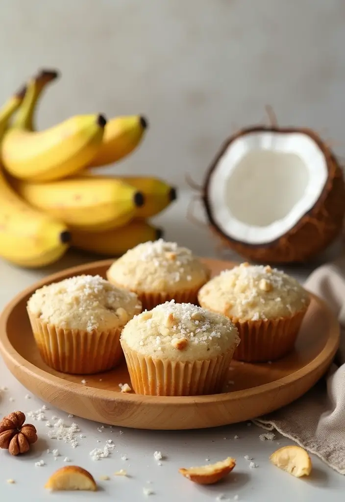 30+ Banana Nut Muffin Recipes for a Comforting Treat 124 30+ Banana Nut Muffin Recipes for a Comforting Treat - 22. Coconut Flour Banana Nut Muffins