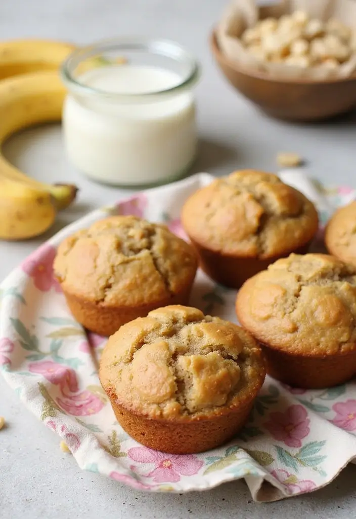 30+ Banana Nut Muffin Recipes for a Comforting Treat 150 30+ Banana Nut Muffin Recipes for a Comforting Treat - 26. Eggless Banana Nut Muffins
