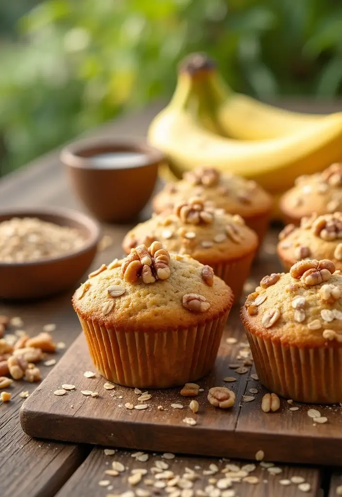 30+ Banana Nut Muffin Recipes for a Comforting Treat 11 30+ Banana Nut Muffin Recipes for a Comforting Treat - 3. Vegan Banana Nut Muffins