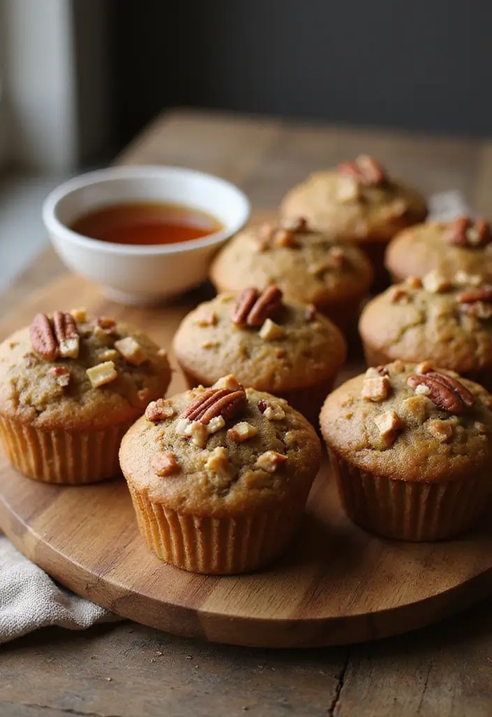 30+ Banana Nut Muffin Recipes for a Comforting Treat 44 30+ Banana Nut Muffin Recipes for a Comforting Treat - 8. Maple Pecan Banana Nut Muffins