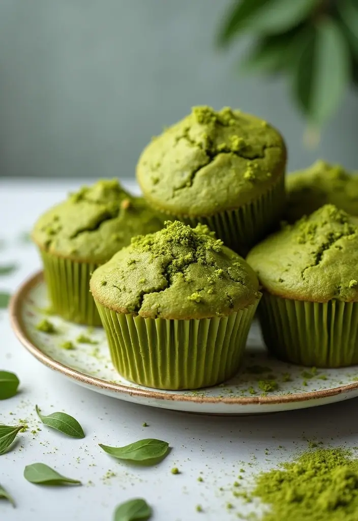 30+ Big Batch Muffin Recipes Perfect for Meal Prep 62 30+ Big Batch Muffin Recipes Perfect for Meal Prep - 14. Matcha Green Tea Muffins