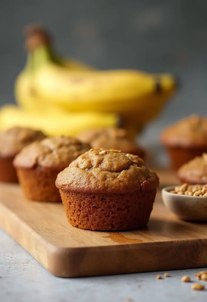 30+ Big Batch Muffin Recipes Perfect for Meal Prep 74 30+ Big Batch Muffin Recipes Perfect for Meal Prep - 16. Tahini Banana Muffins