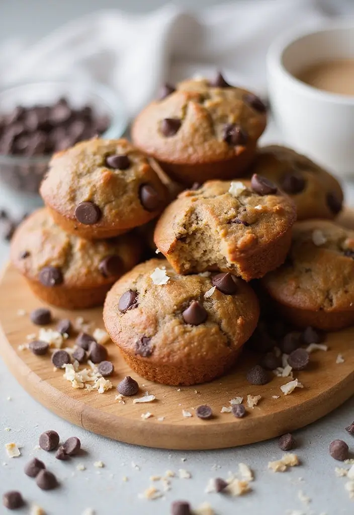 30+ Big Batch Muffin Recipes Perfect for Meal Prep 166 30+ Big Batch Muffin Recipes Perfect for Meal Prep - 30. Almond Joy Protein Muffins