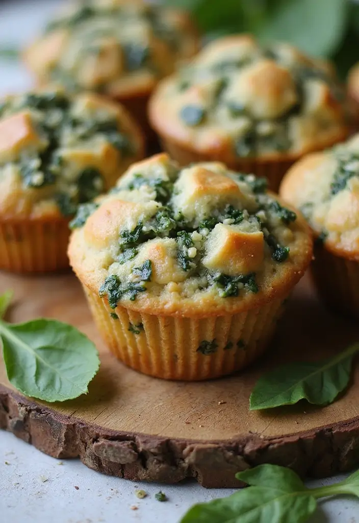 30+ Big Batch Muffin Recipes Perfect for Meal Prep 18 30+ Big Batch Muffin Recipes Perfect for Meal Prep - 4. Spinach and Feta Savory Muffins