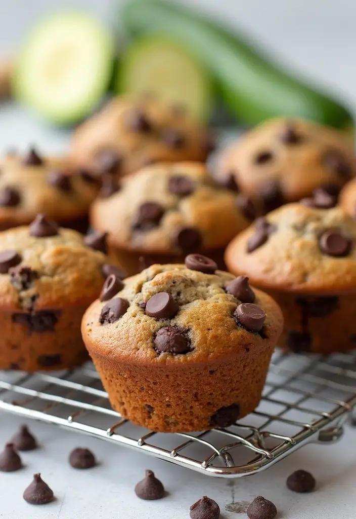 30+ Big Batch Muffin Recipes Perfect for Meal Prep 24 30+ Big Batch Muffin Recipes Perfect for Meal Prep - 6. Chocolate Chip Zucchini Muffins