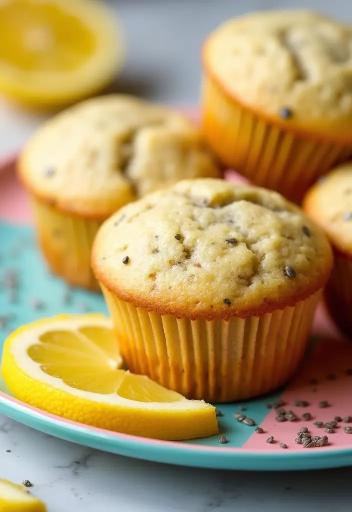 30+ Big Batch Muffin Recipes Perfect for Meal Prep 32 30+ Big Batch Muffin Recipes Perfect for Meal Prep - 8. Chia Seed Lemon Muffins