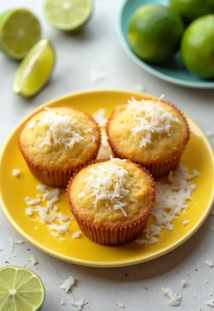 30+ Big Batch Muffin Recipes Perfect for Meal Prep 39 30+ Big Batch Muffin Recipes Perfect for Meal Prep - 9. Coconut Lime Muffins