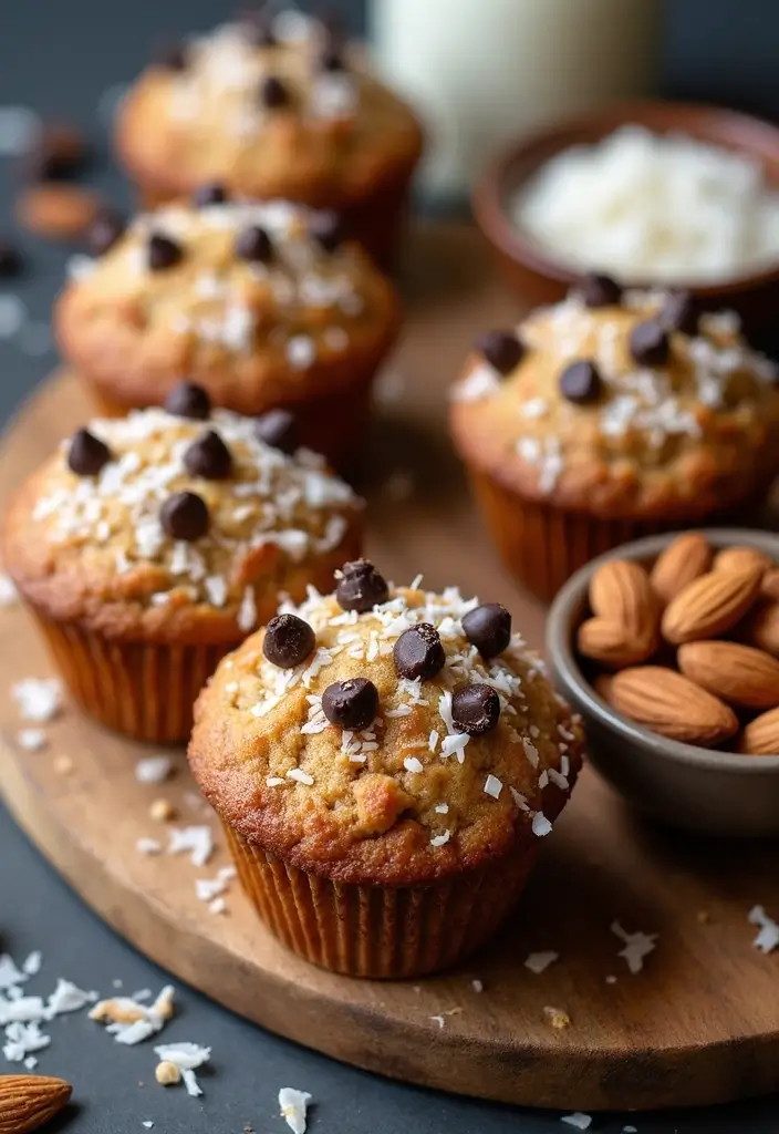 30+ Creative Jiffy Muffin Mix Recipes That Go Beyond the Box 63 30+ Creative Jiffy Muffin Mix Recipes That Go Beyond the Box - 11. Almond Joy Muffins