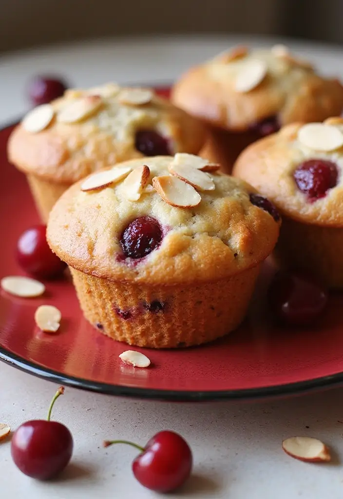30+ Creative Jiffy Muffin Mix Recipes That Go Beyond the Box 103 30+ Creative Jiffy Muffin Mix Recipes That Go Beyond the Box - 17. Cherry Almond Muffins