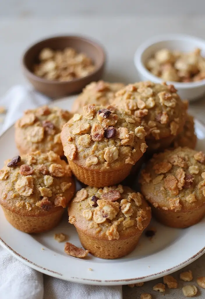 30+ Creative Jiffy Muffin Mix Recipes That Go Beyond the Box 117 30+ Creative Jiffy Muffin Mix Recipes That Go Beyond the Box - 19. Nutty Granola Muffins