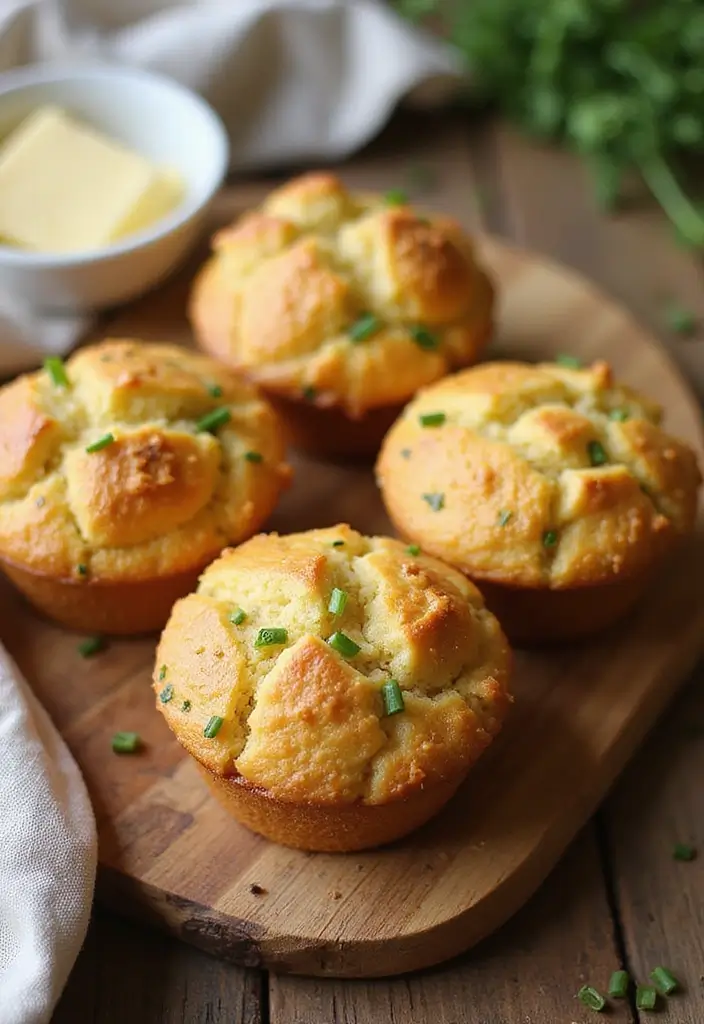 30+ Creative Jiffy Muffin Mix Recipes That Go Beyond the Box 8 30+ Creative Jiffy Muffin Mix Recipes That Go Beyond the Box - 2. Savory Cheddar and Chive Muffins