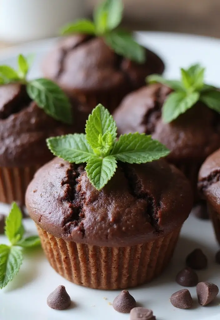 30+ Creative Jiffy Muffin Mix Recipes That Go Beyond the Box 157 30+ Creative Jiffy Muffin Mix Recipes That Go Beyond the Box - 25. Chocolate Mint Muffins