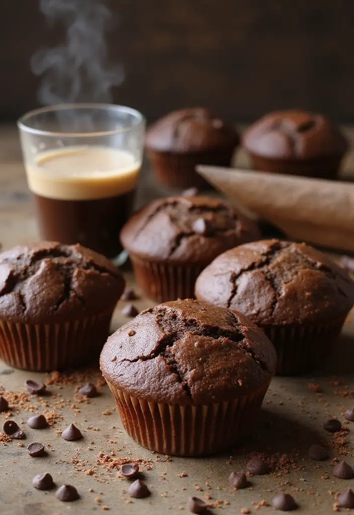 30+ Creative Jiffy Muffin Mix Recipes That Go Beyond the Box 172 30+ Creative Jiffy Muffin Mix Recipes That Go Beyond the Box - 28. Mocha Chip Muffins
