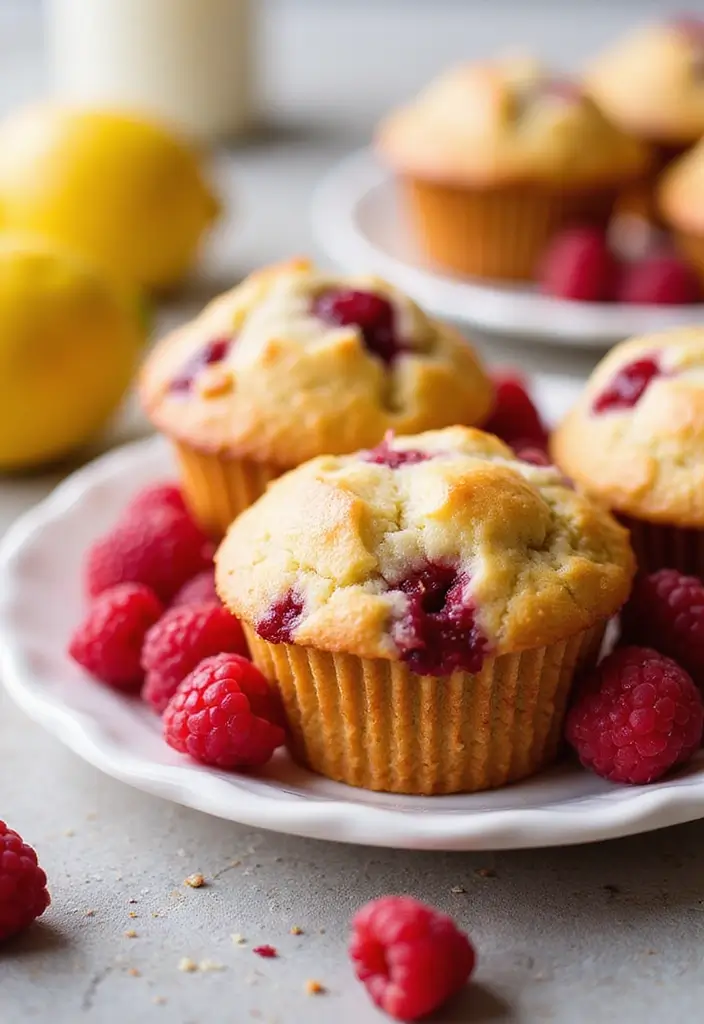 30+ Creative Jiffy Muffin Mix Recipes That Go Beyond the Box 177 30+ Creative Jiffy Muffin Mix Recipes That Go Beyond the Box - 29. Raspberry Lemon Muffins