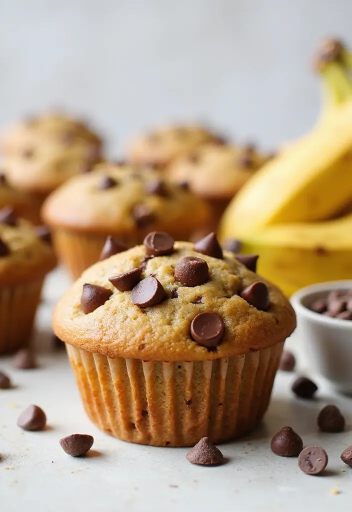 30+ Creative Jiffy Muffin Mix Recipes That Go Beyond the Box 15 30+ Creative Jiffy Muffin Mix Recipes That Go Beyond the Box - 3. Chocolate Chip Banana Muffins