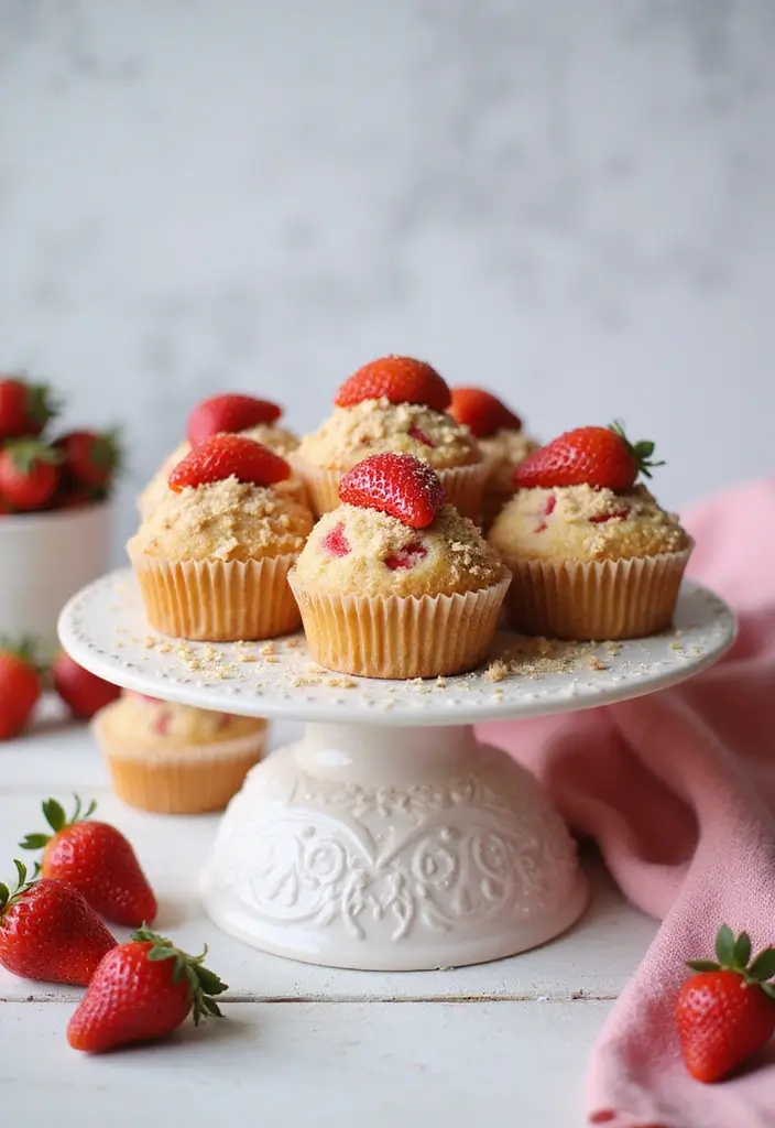 30+ Creative Jiffy Muffin Mix Recipes That Go Beyond the Box 27 30+ Creative Jiffy Muffin Mix Recipes That Go Beyond the Box - 5. Strawberry Shortcake Muffins