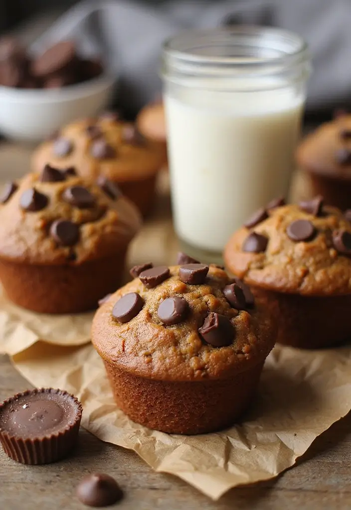 30+ Creative Jiffy Muffin Mix Recipes That Go Beyond the Box 44 30+ Creative Jiffy Muffin Mix Recipes That Go Beyond the Box - 8. Peanut Butter Cup Muffins