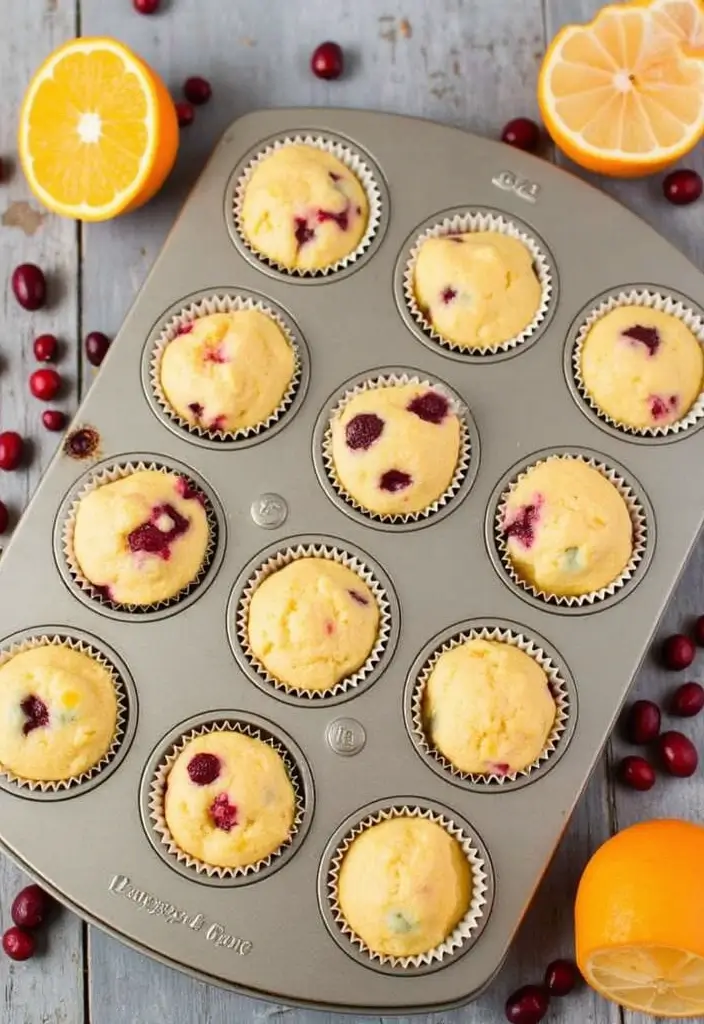 30+ Creative Pampered Chef Mini Muffin Pan Recipes for Every Occasion 79 30+ Creative Pampered Chef Mini Muffin Pan Recipes for Every Occasion - 13. Cranberry Orange Mini Muffins