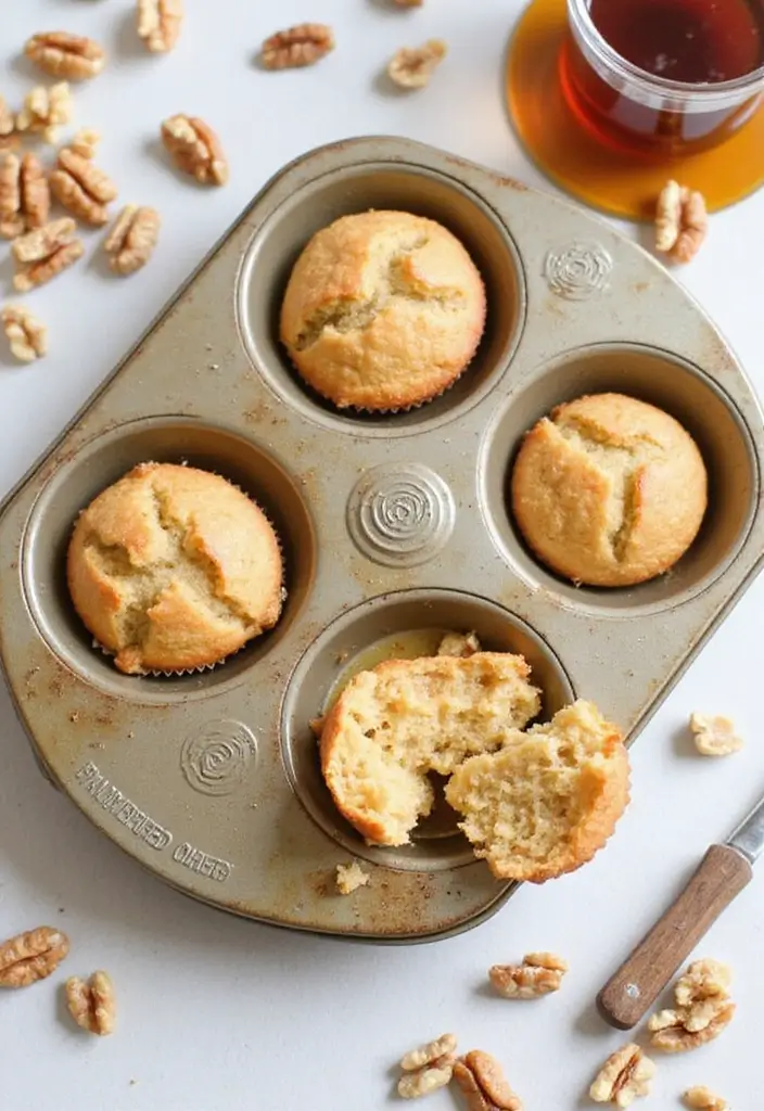 30+ Creative Pampered Chef Mini Muffin Pan Recipes for Every Occasion 112 30+ Creative Pampered Chef Mini Muffin Pan Recipes for Every Occasion - 18. Maple Walnut Mini Muffins